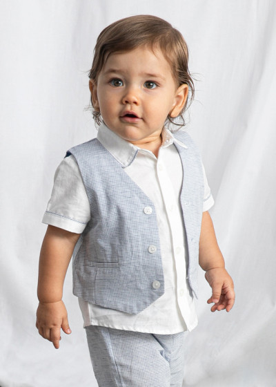 Gilet lino suiting Capri...