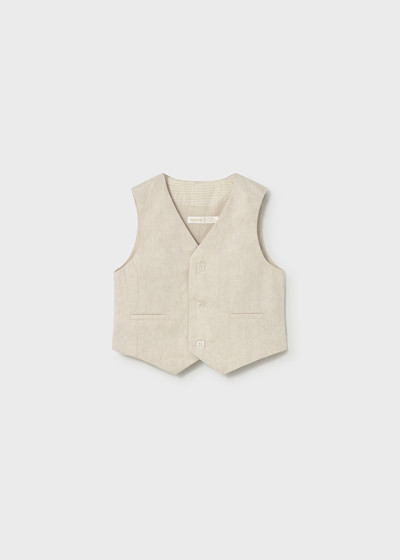 Gilet lino suiting Avena...