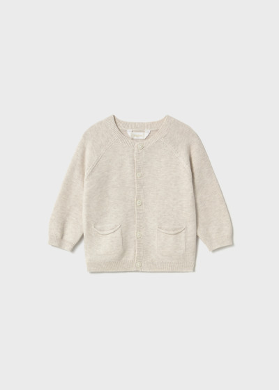 Cardigan tricot girocollo...