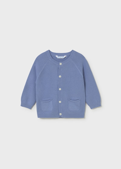 Cardigan tricot girocollo...