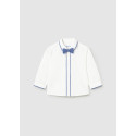 Camicia m/l elegante papillon Bianco 073