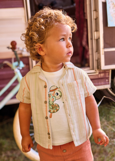 Camicia m/c bambula Rigato 025