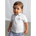 Polo m/c coordinata Bianco 076