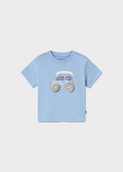 Maglietta m/c applique...