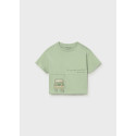 Maglietta m/c taschino Verde 015