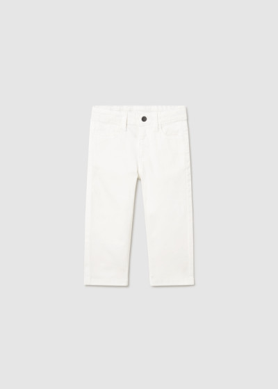 Pantalone basico Bianco 047