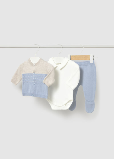 Compl. ghettina 3 pezzi tricot