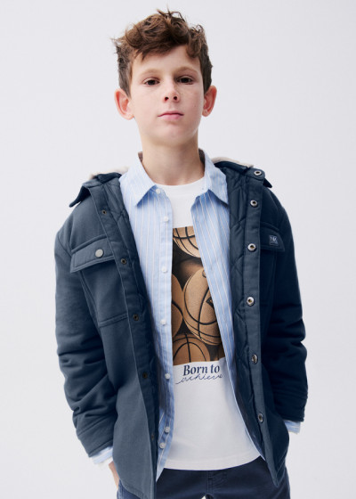 Overshirt imbottito