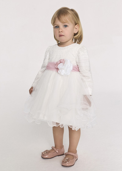 Vestito tulle cinta